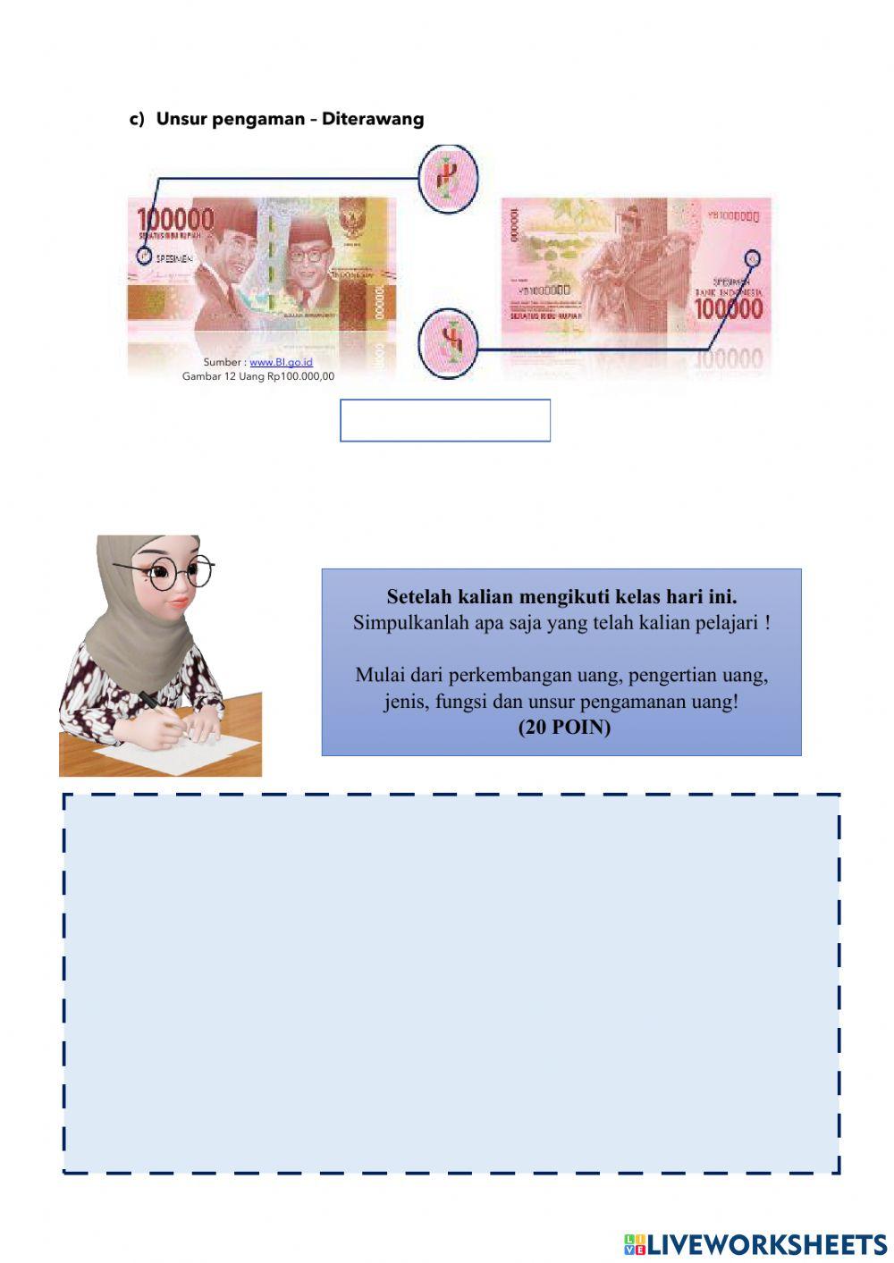 Alat Pembayaran Tunai set 3