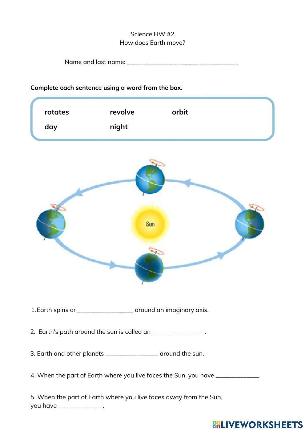 How does Earth move?