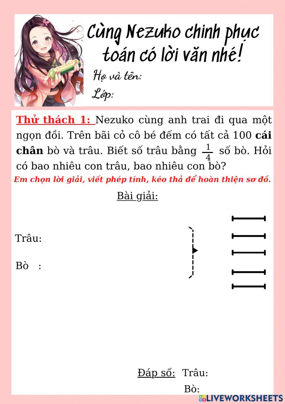 Ôn tập toán có lời văn lớp 4