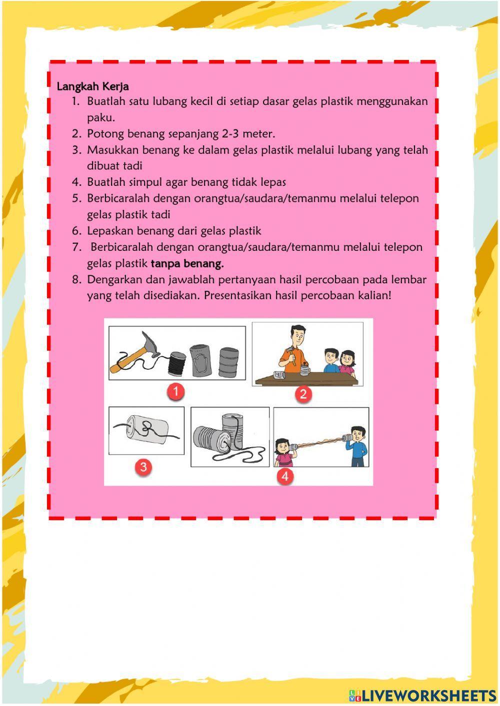 LKPD IPA Kelas 4 Tema 1 Subtema 1 Pembelajaran 3