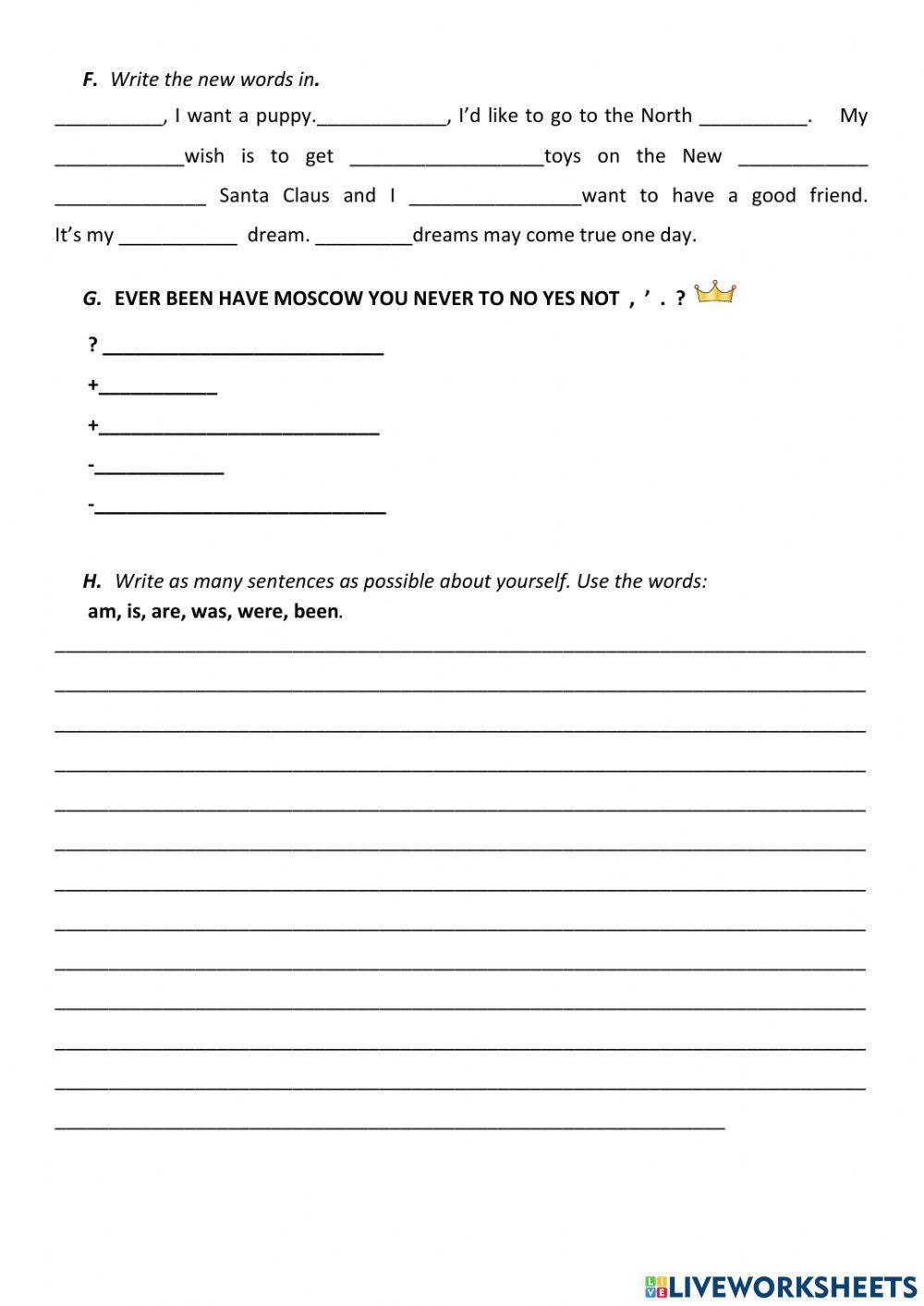 I Can Analyse. Test 6