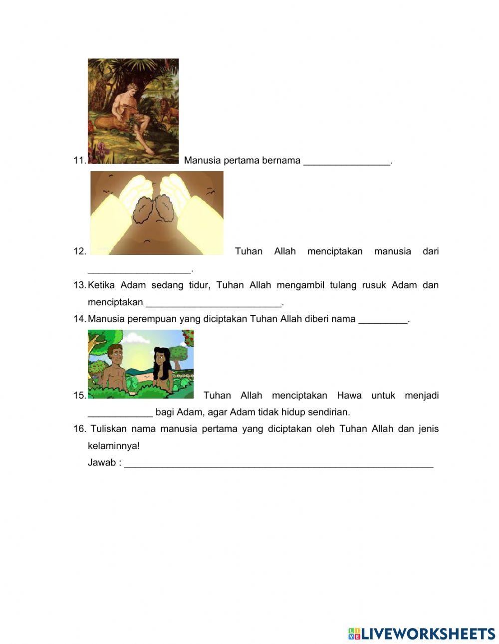 Ulangan Agama 1 (Kisah Penciptaan dan Adam-Hawa)