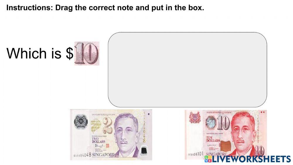 Identify Singapore Notes