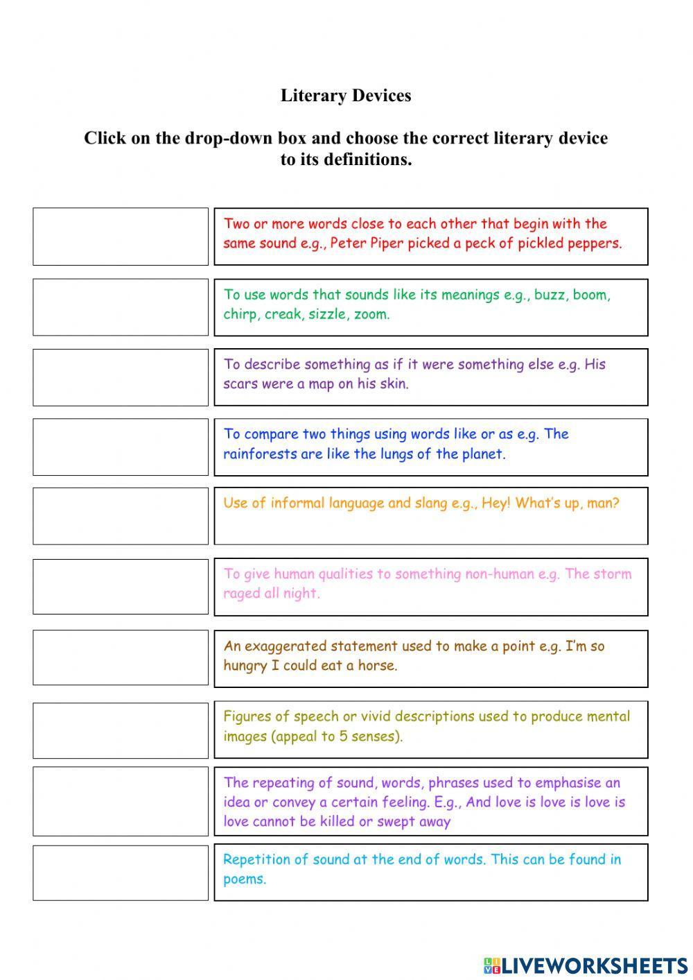 literary-devices-worksheet-for-live-worksheets