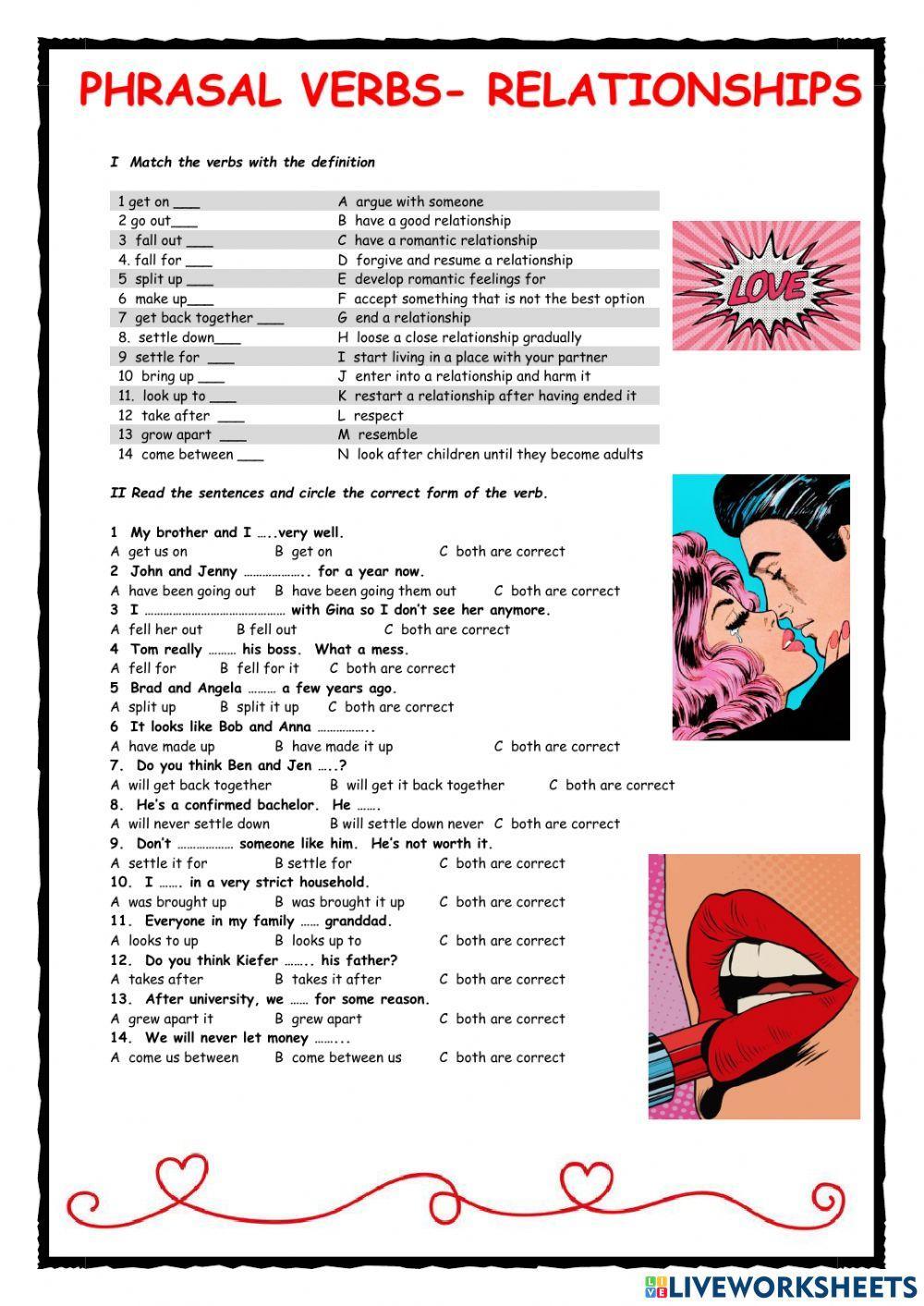 Phrasal Verbs - Relationships