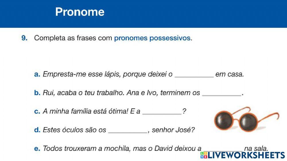 4 - Pronomes Pessoais, PDF, Pronome