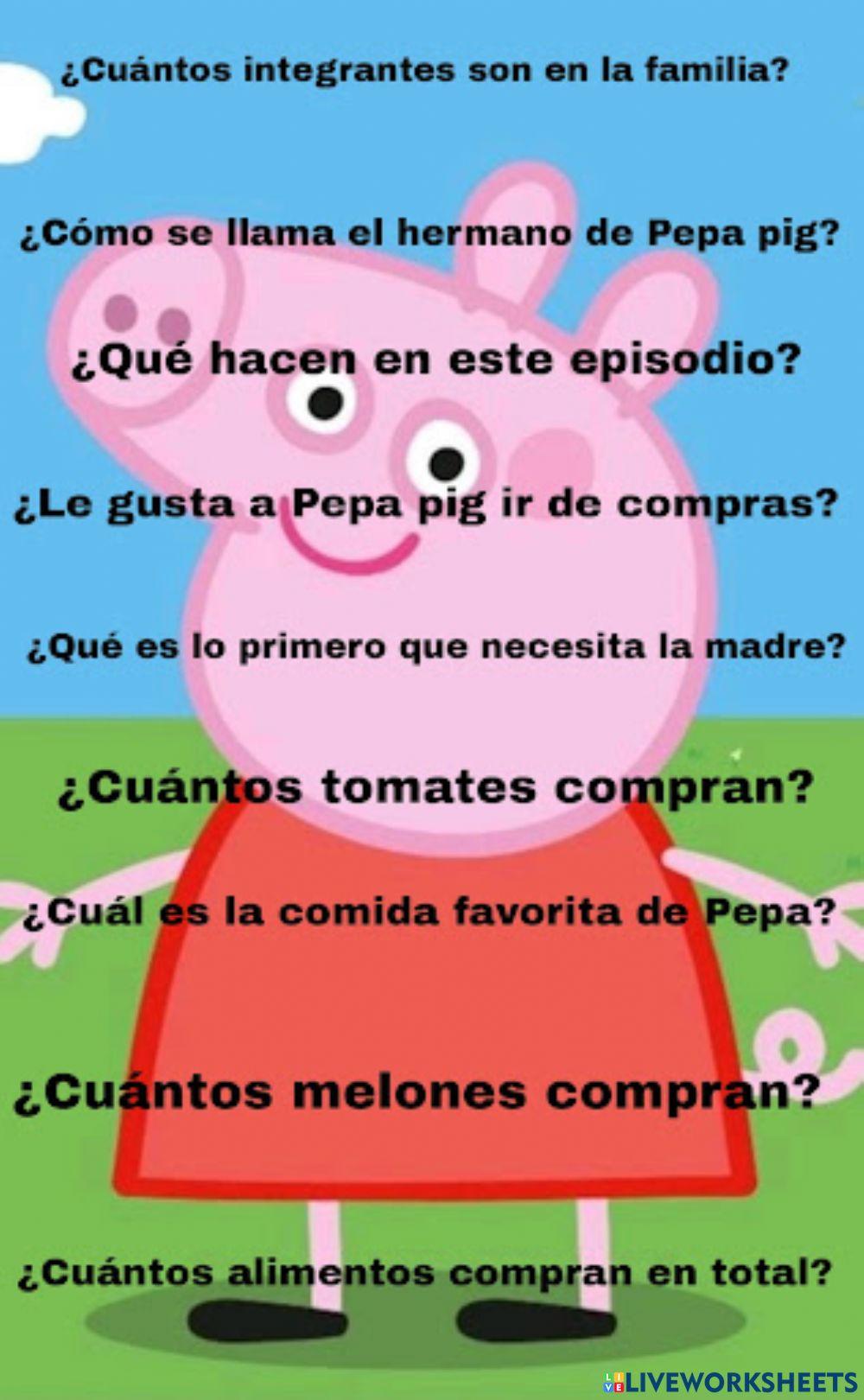 Pepa Pig go shopping