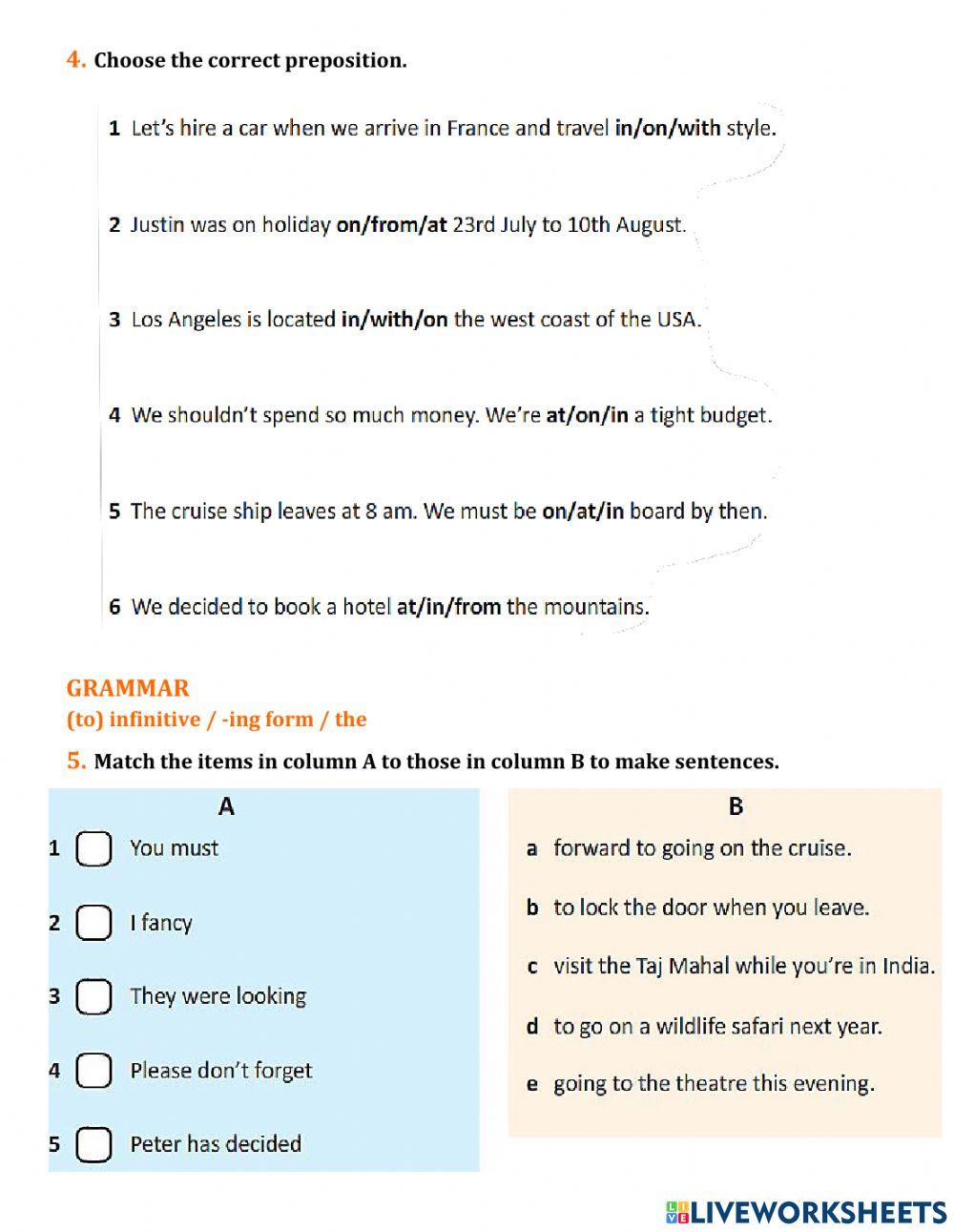 Review Unit 10 - New Enterprise A2 Review Unit 10 - New Enterprise A2