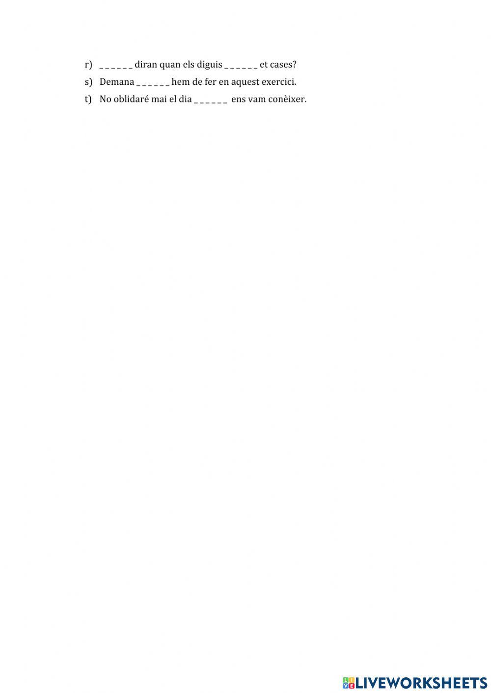 Diferència que-què