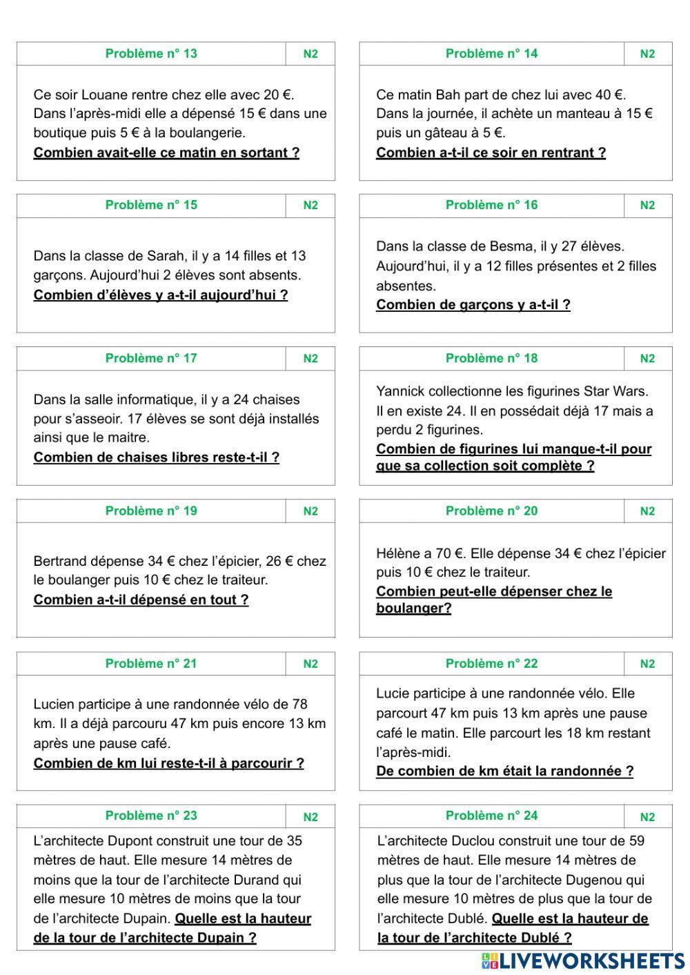 Math problèmes-BPD-4