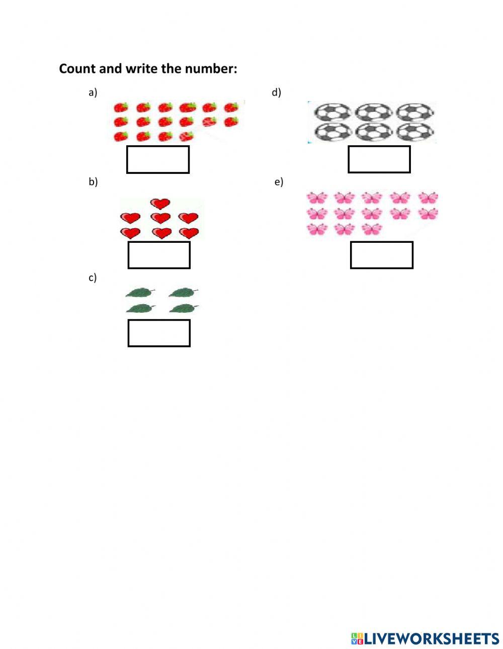 Write correct number