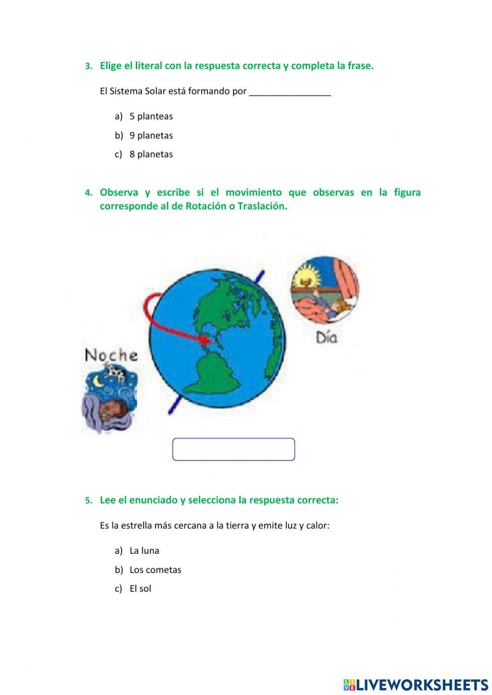 Evaluación de Ciencias Naturales