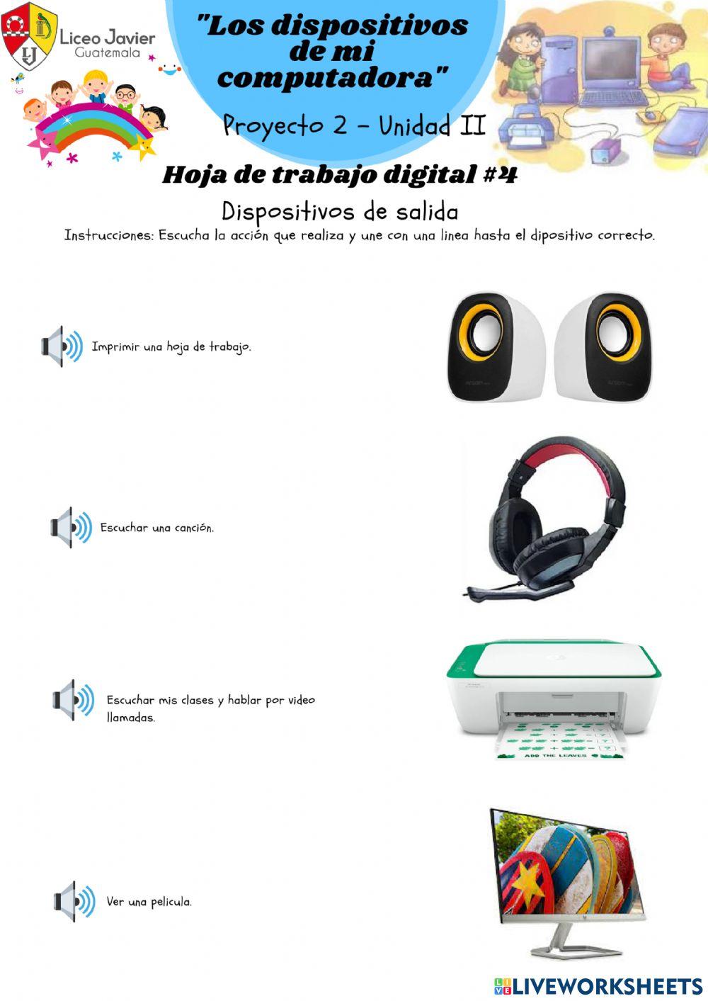 Dispositivos de salida