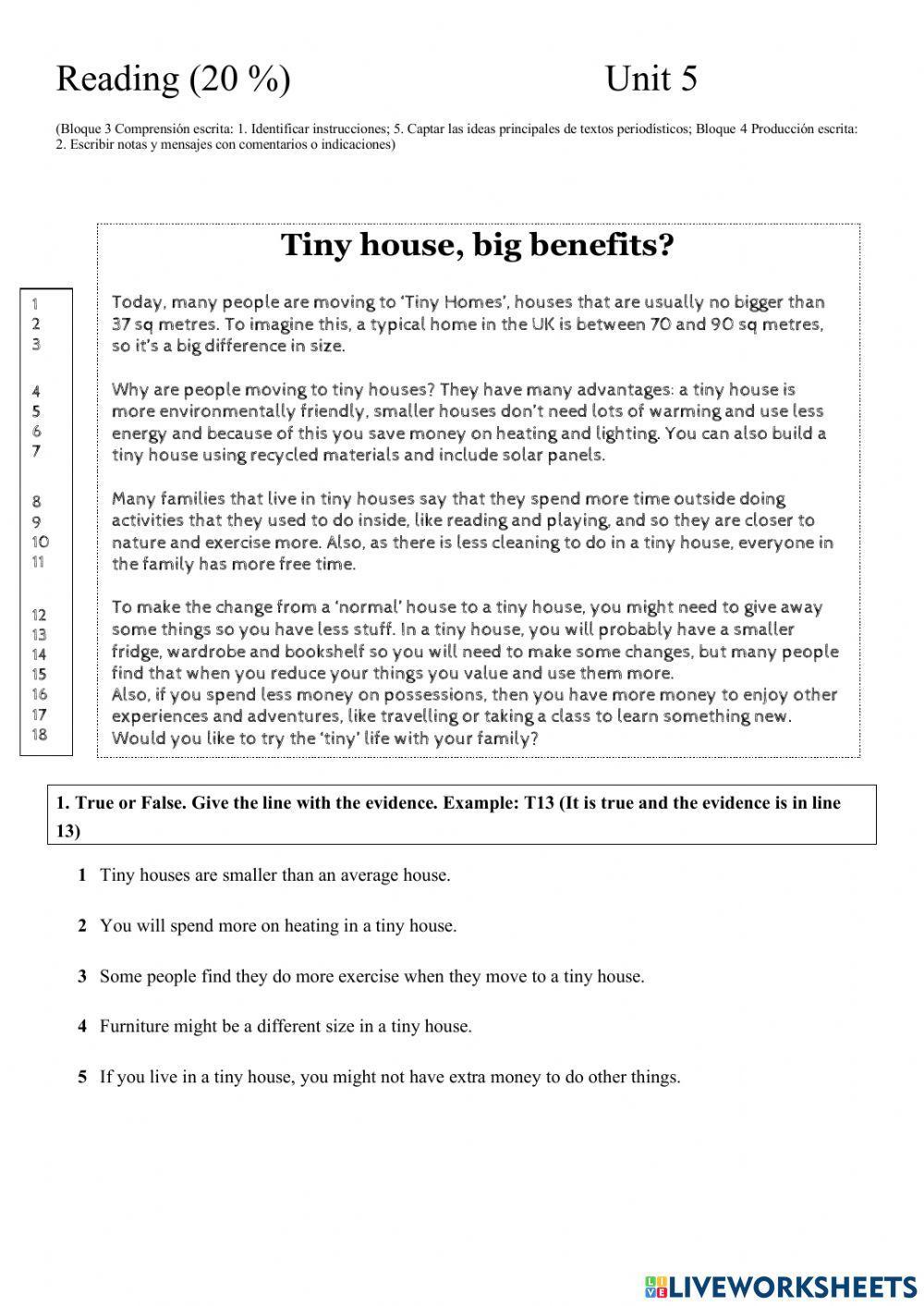 3 Eso Reading Pdf Worksheet