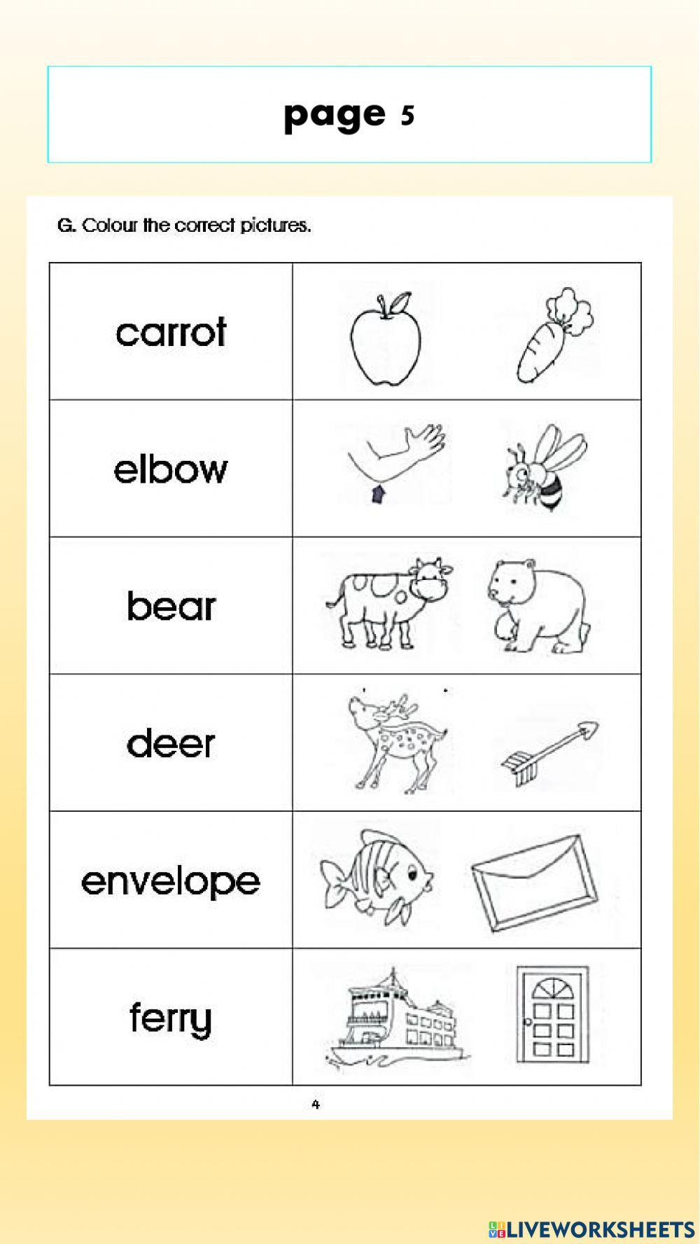 Little Inventor Pre-School English Assessment