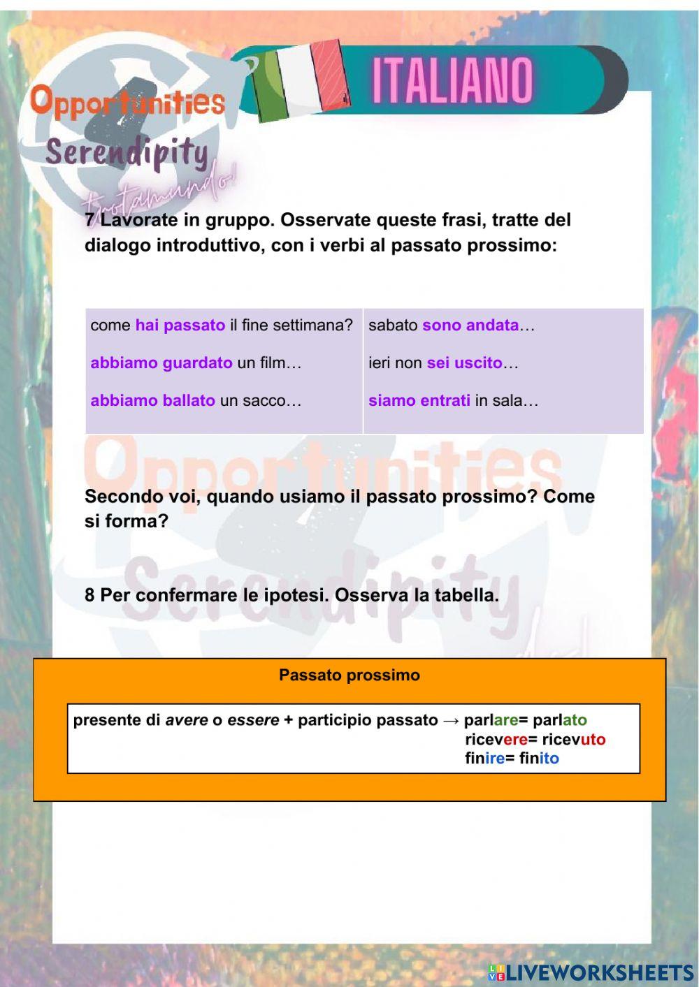 Progetto italiano, clase 15