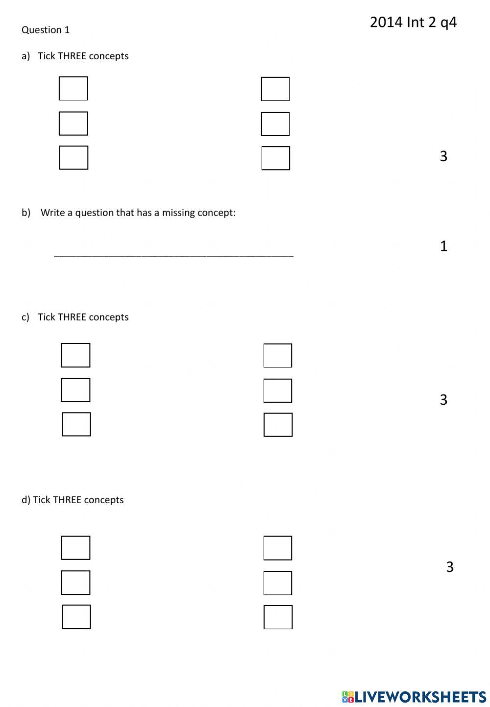 Nat 5 Reverse Paper 3