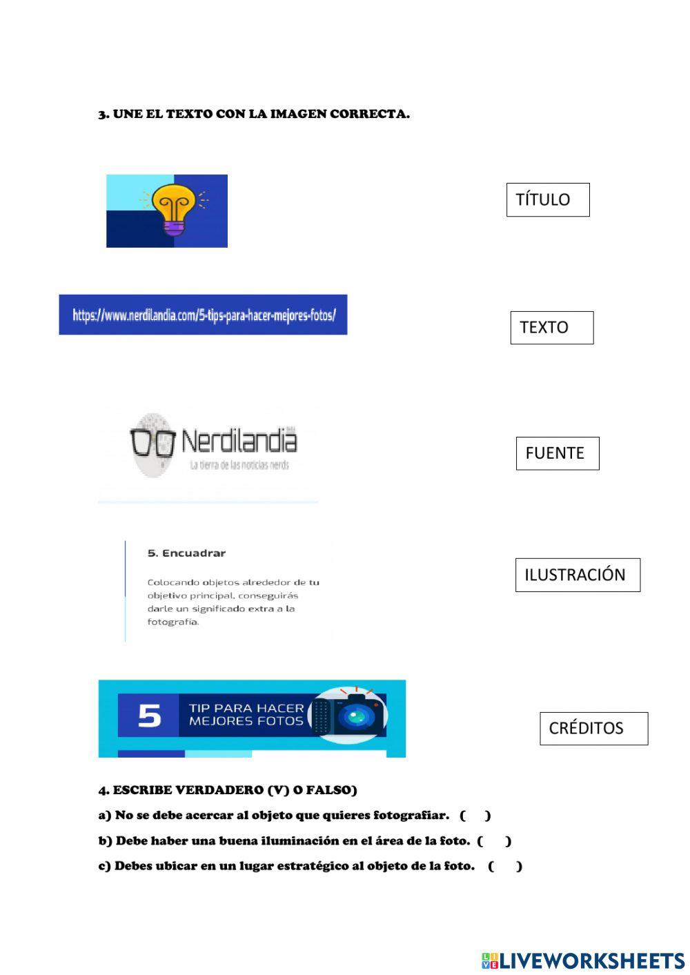 Evaluación: de infografia