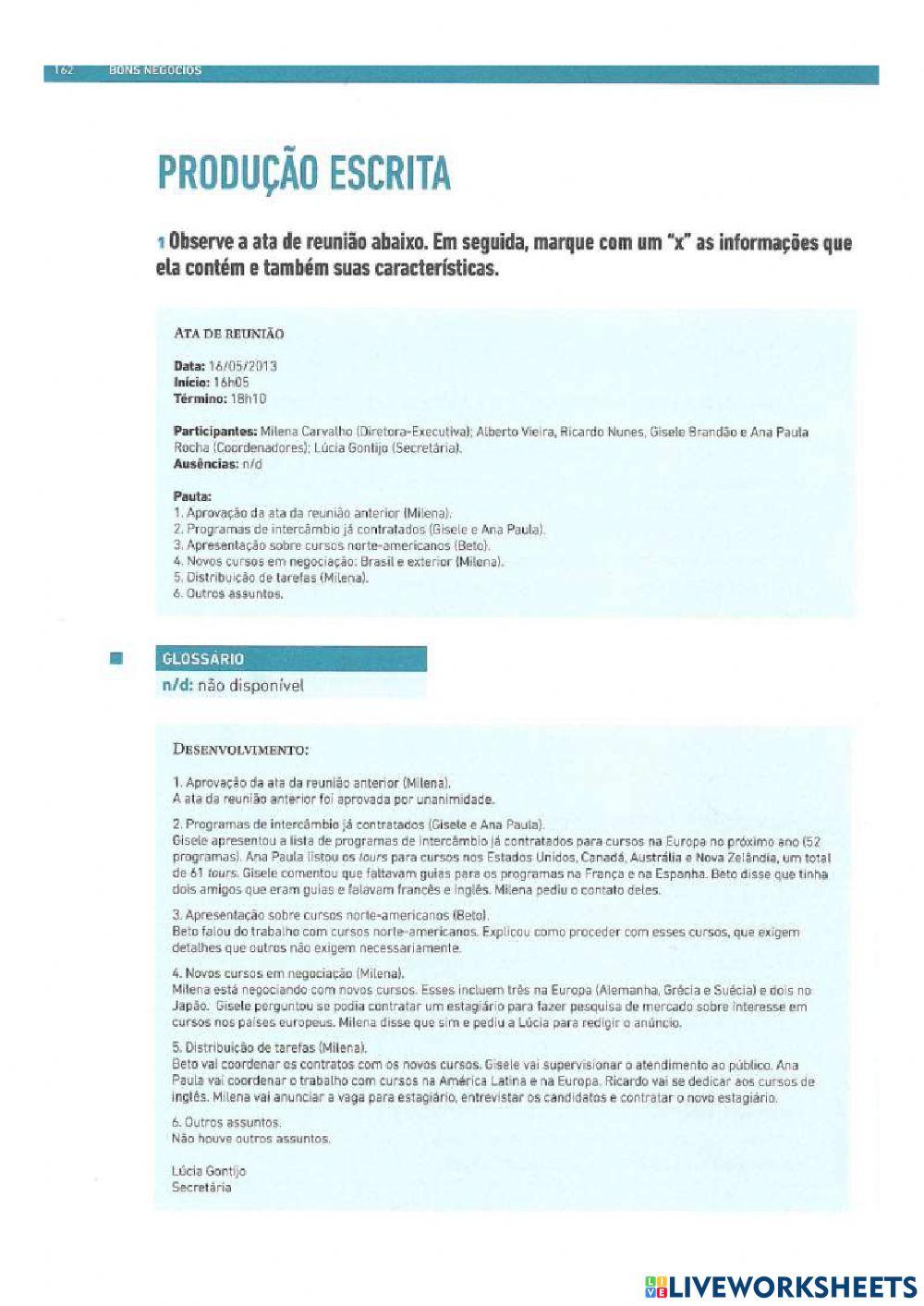 Pretérito perfeito - pretérito imperfeito - conjunções