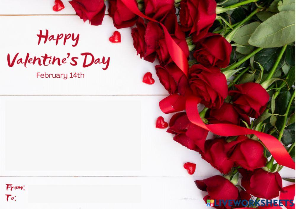 Valentine's Day activitie