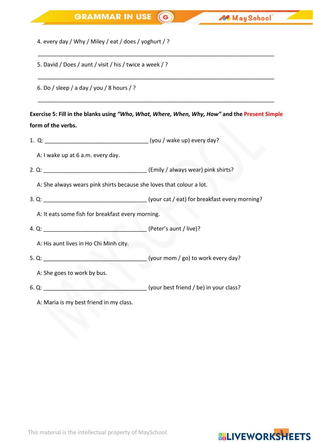 G-Gram-L7-Present Simple-Interrogative-Wh Question