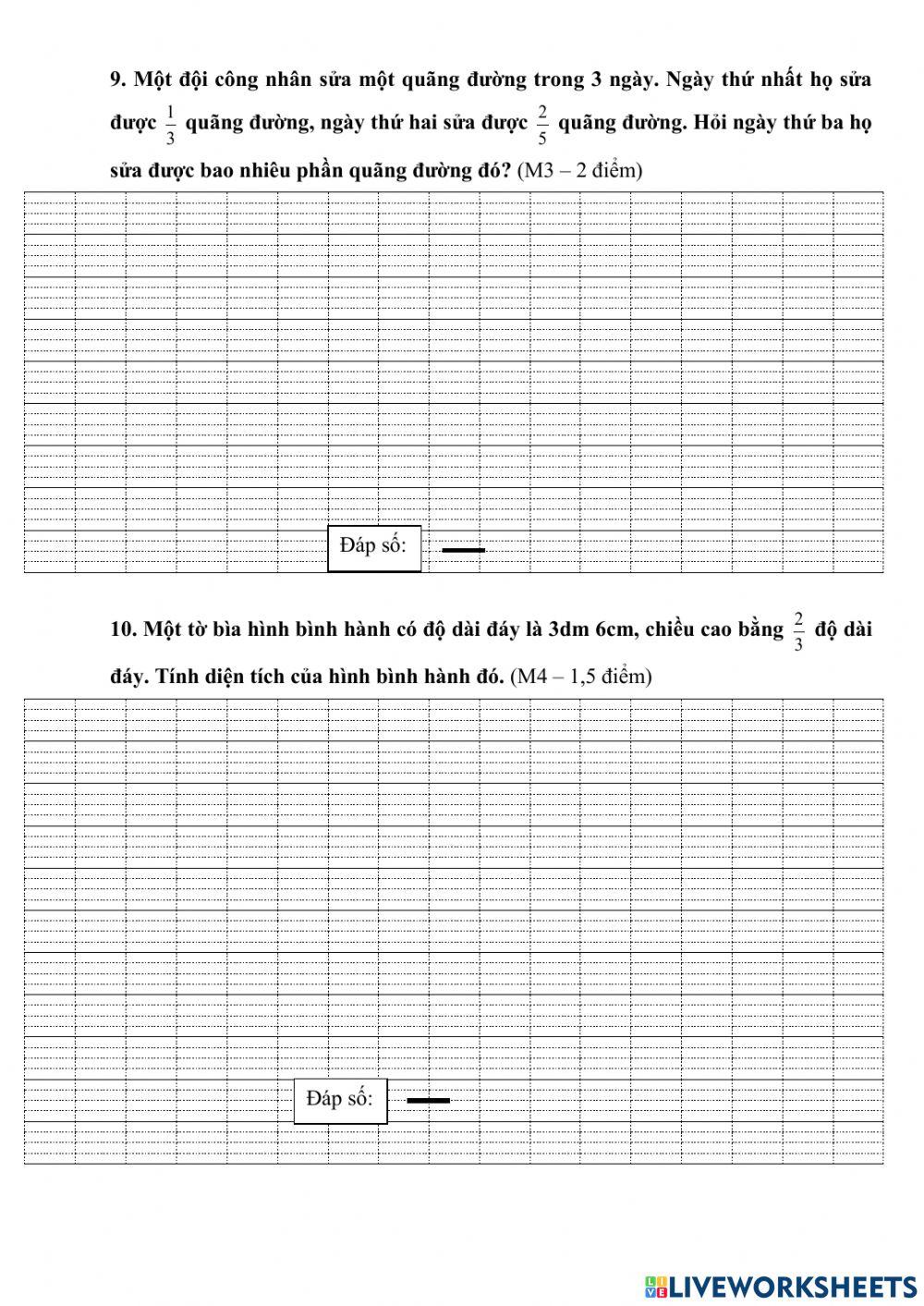 Ôn tập giữa kì 2