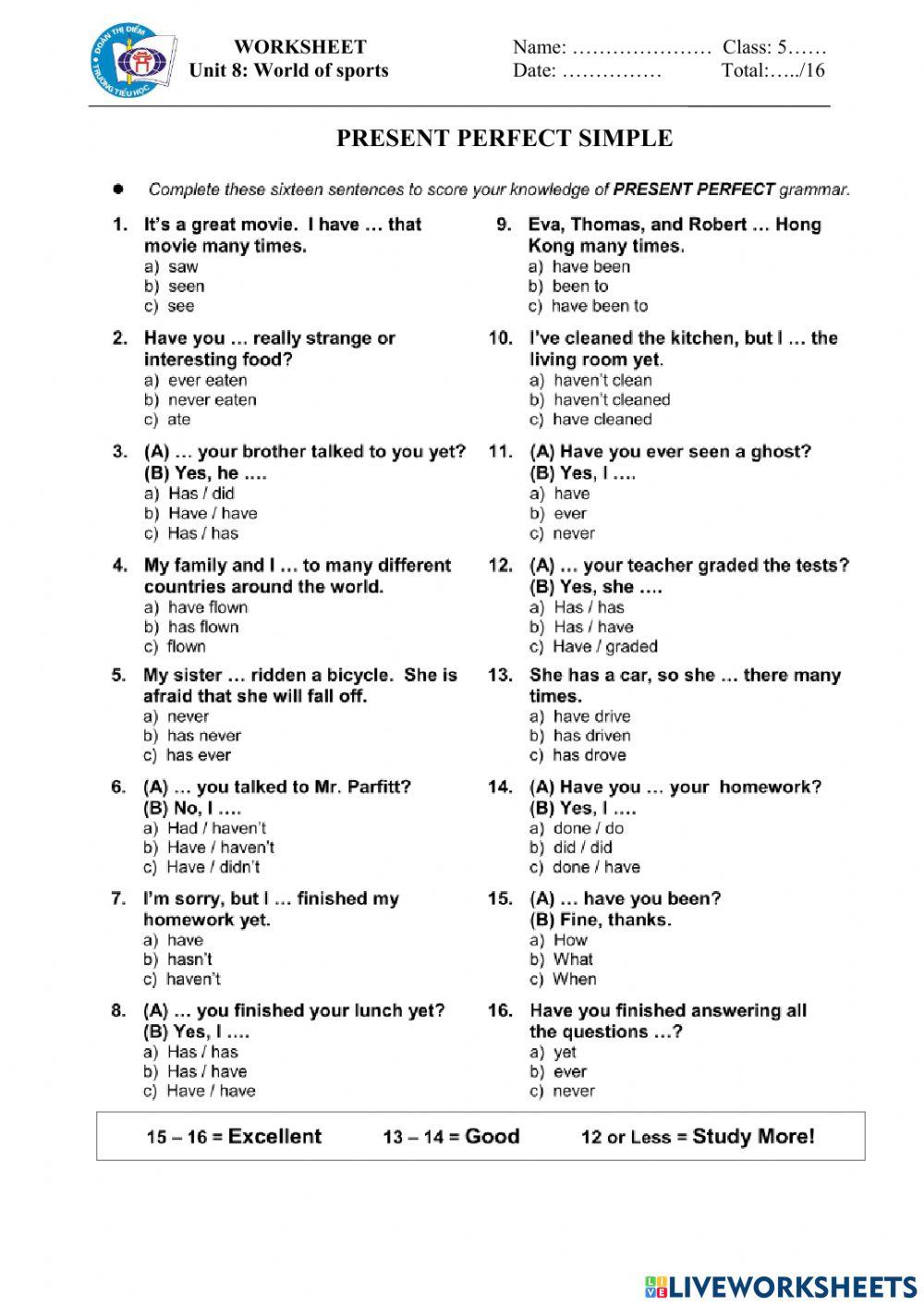 U8-CB1-present perfect