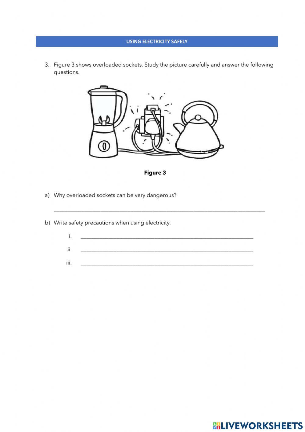 Using electricity safely
