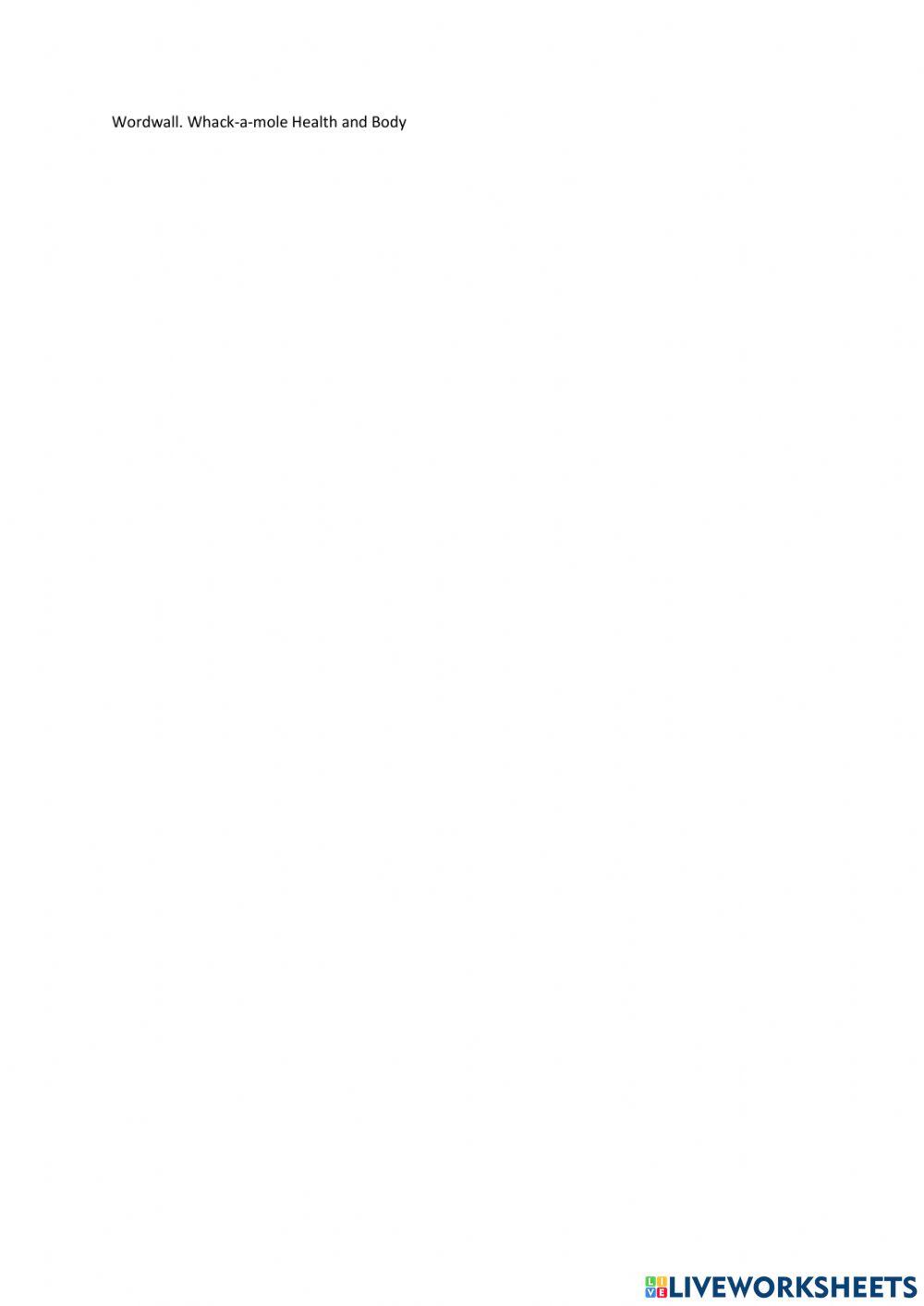 Gesundheit und Körperteile