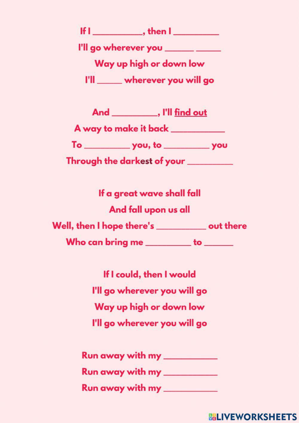 Wherever You Will Go - The Calling