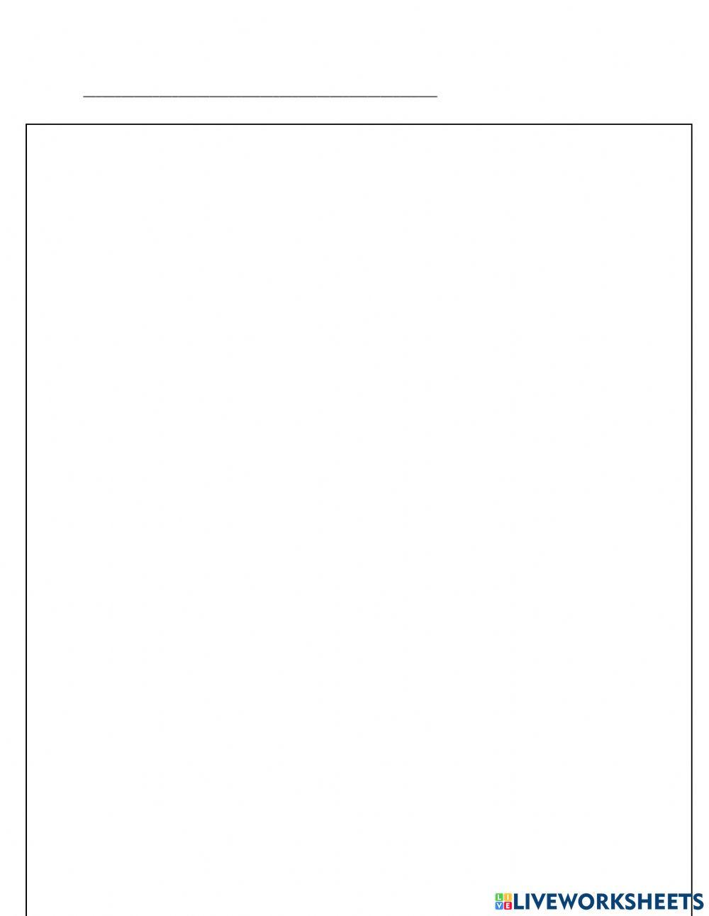 Composition interactive worksheet for 7 live worksheets