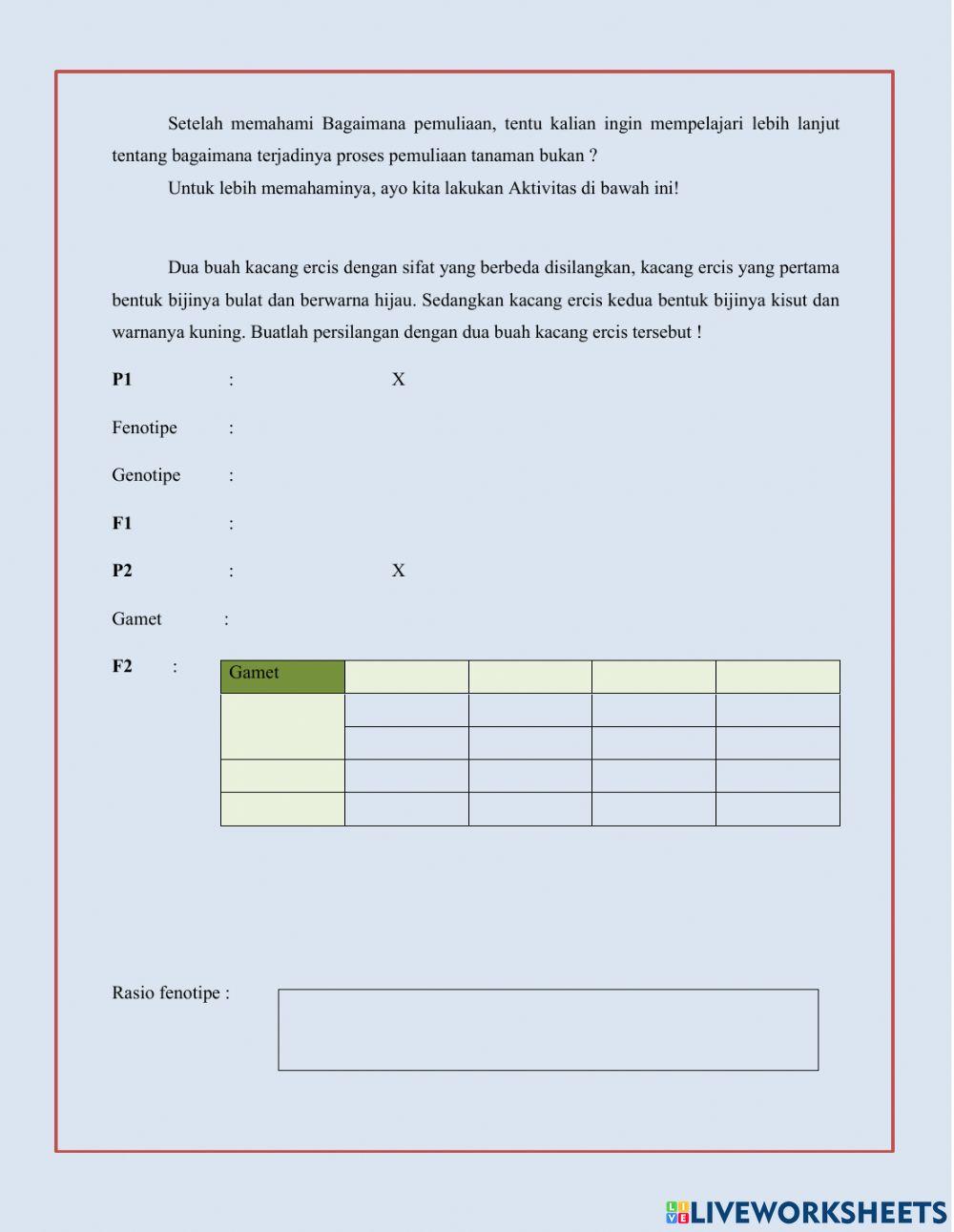 Lembar kerja peserta didik