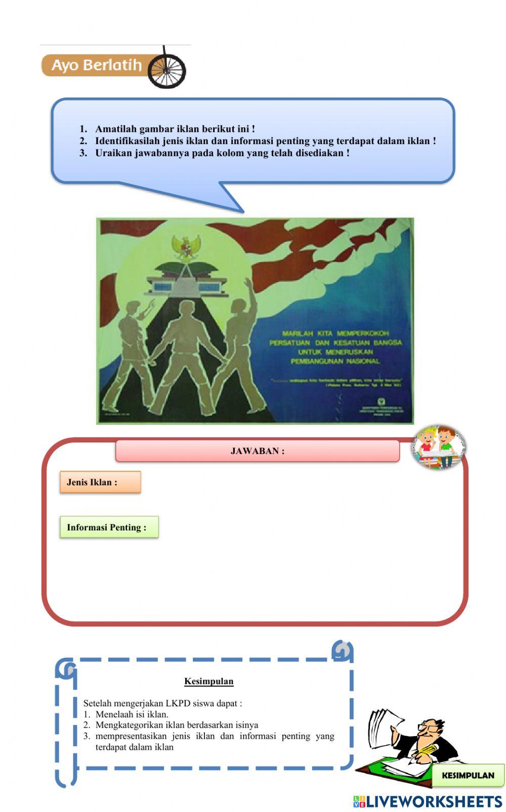 LKPD Kelas 5 Tema 9 Subtema 3 Pembelajaran 3