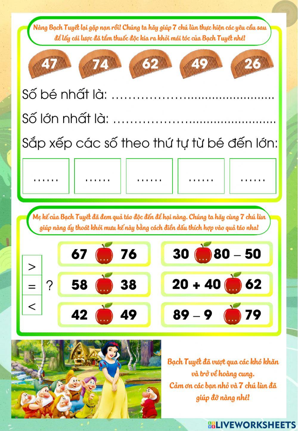 Phiếu ôn toán tuần 26