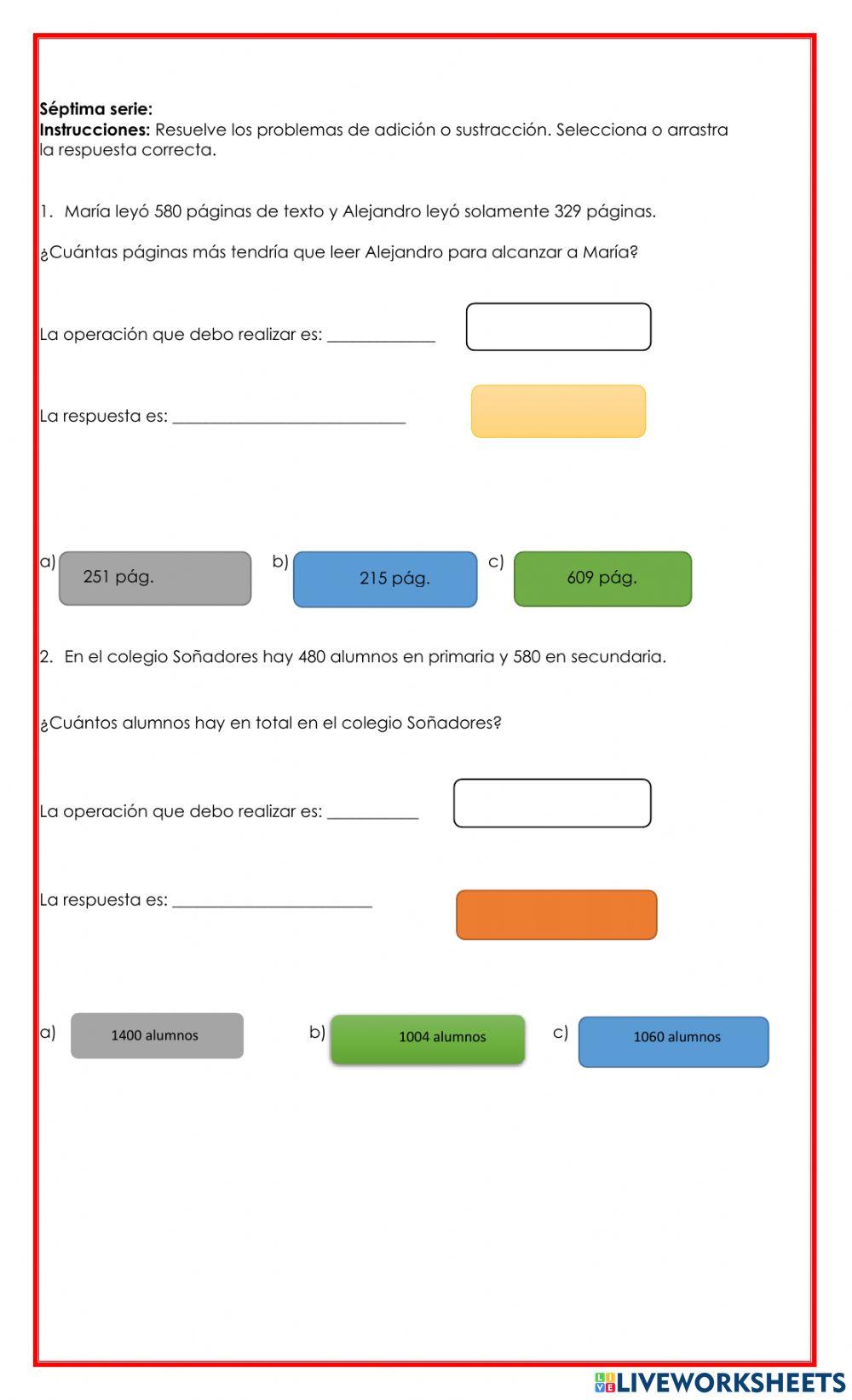 Examen de Matemáticas