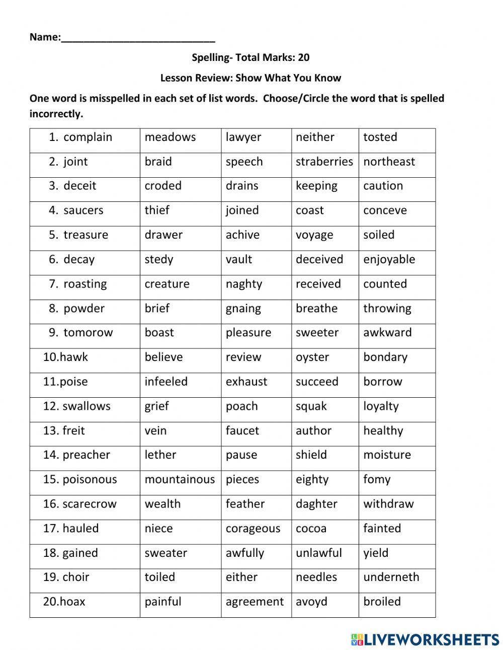 Vowel Digraphs-Diphthongs ee, ea, ou, ow, oi, oy, ie, ei