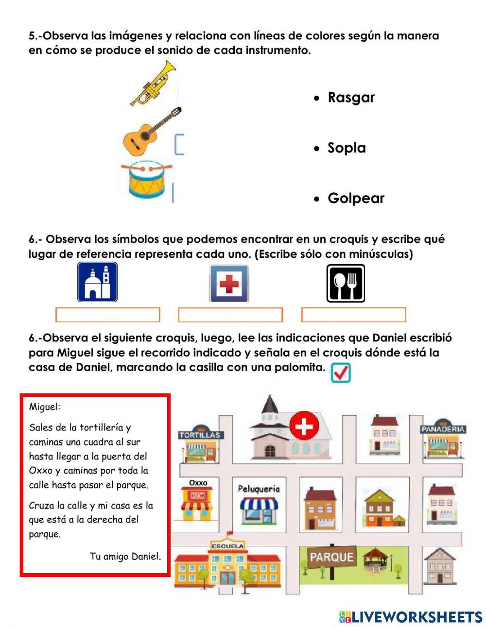 Evaluación conocimiento del medio trimestre 2