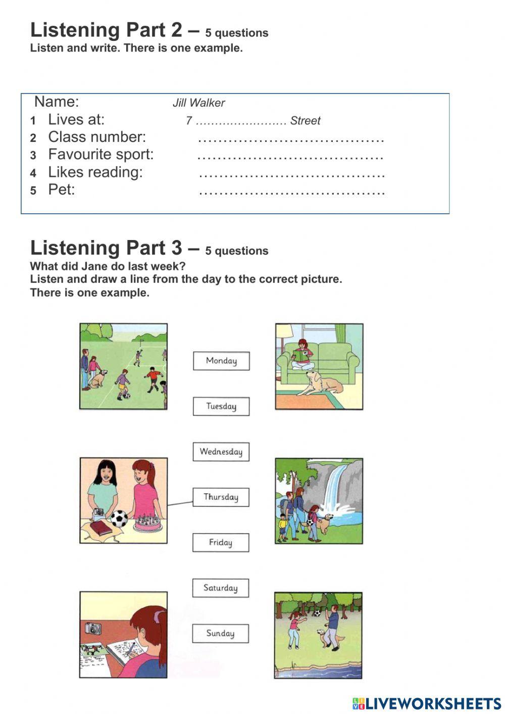 English Listening Tests