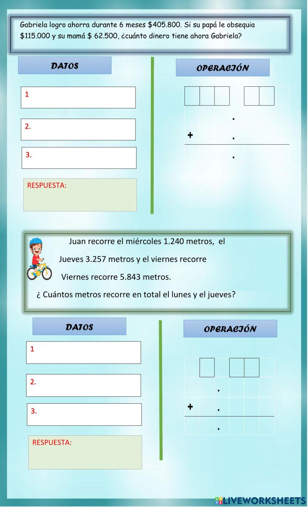 Solución de situaciones problema