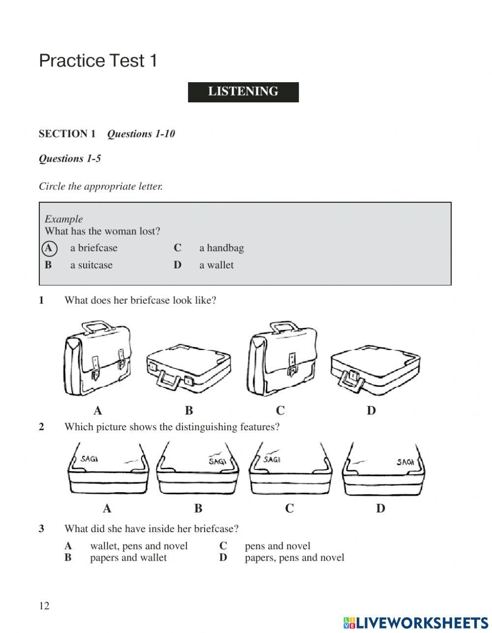 Ielts listening sections 1and 2