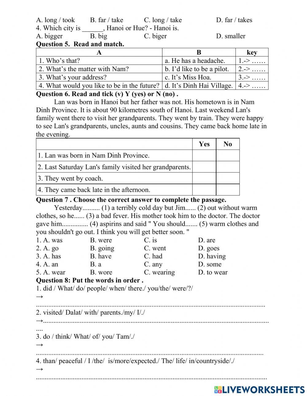 G5 - mid term 2 - test 1 - hhes