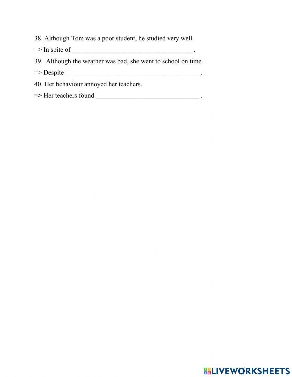 Midterm test 2 – semester 2 for grade 7