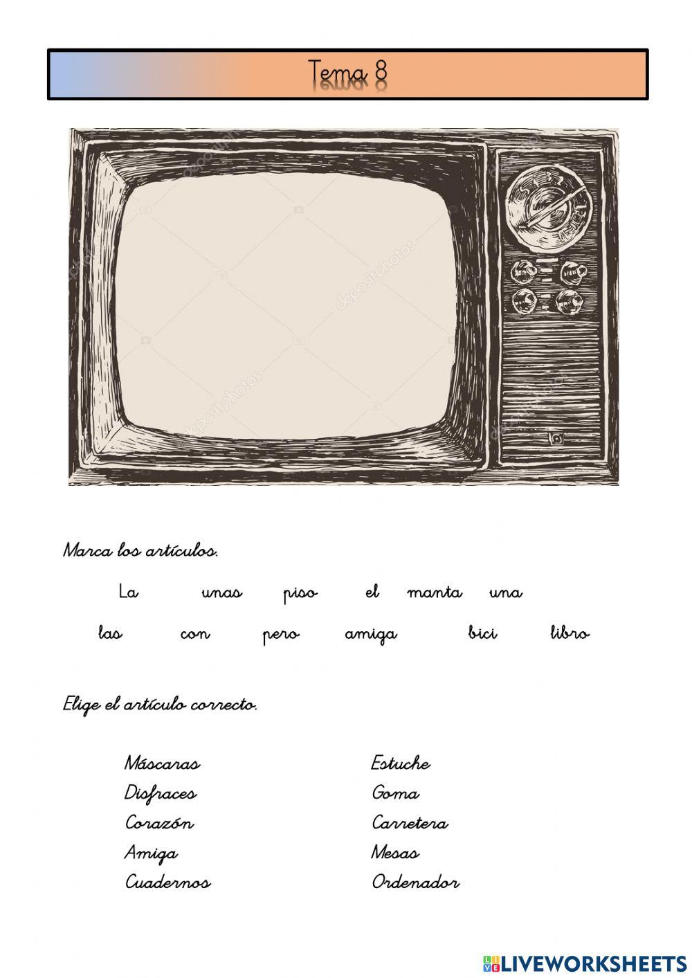 Repaso tema 8 de lengua 2º