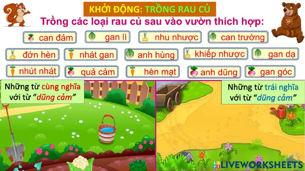 Luyện từ và câu