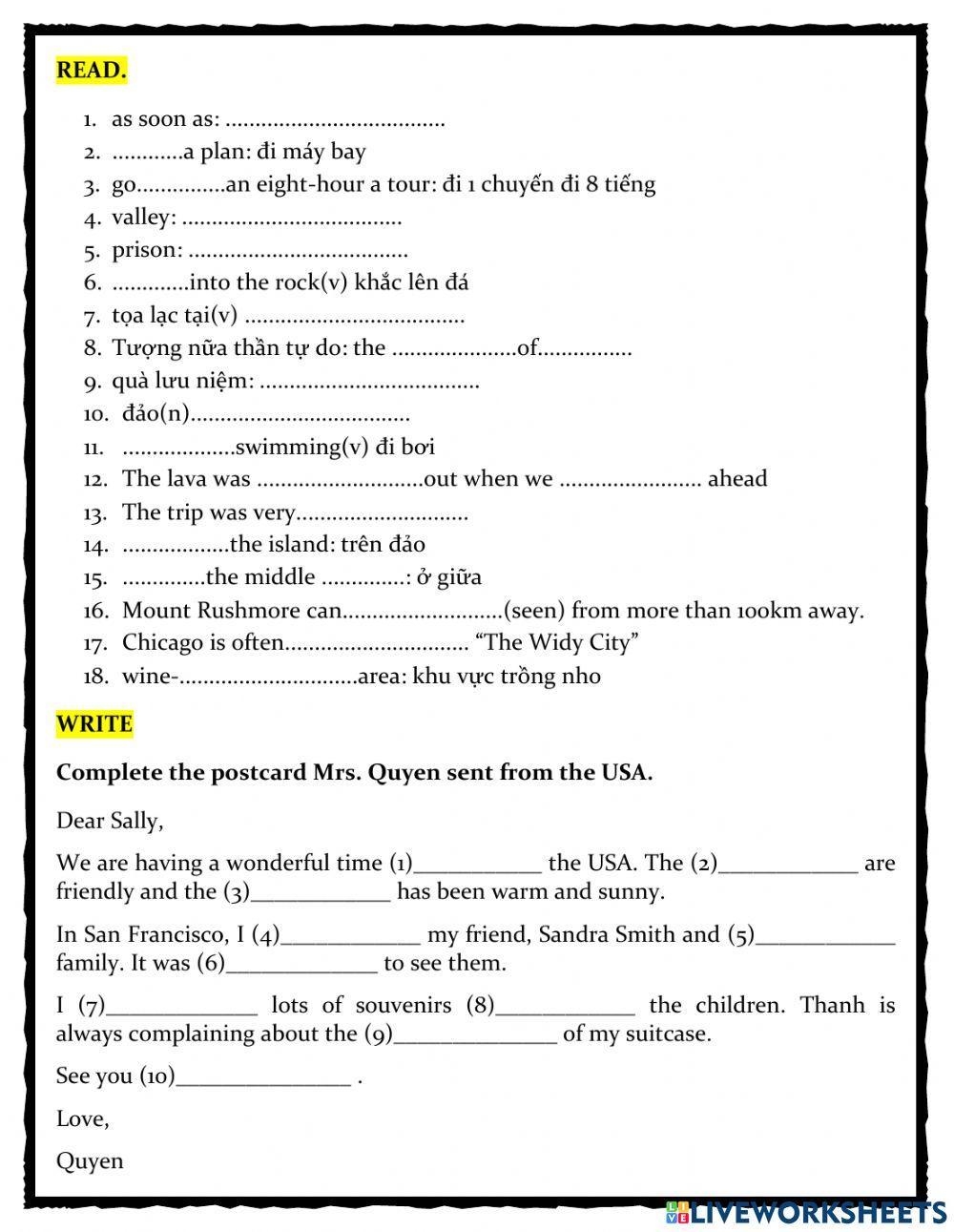 E8-unit 12-a vacation abroad