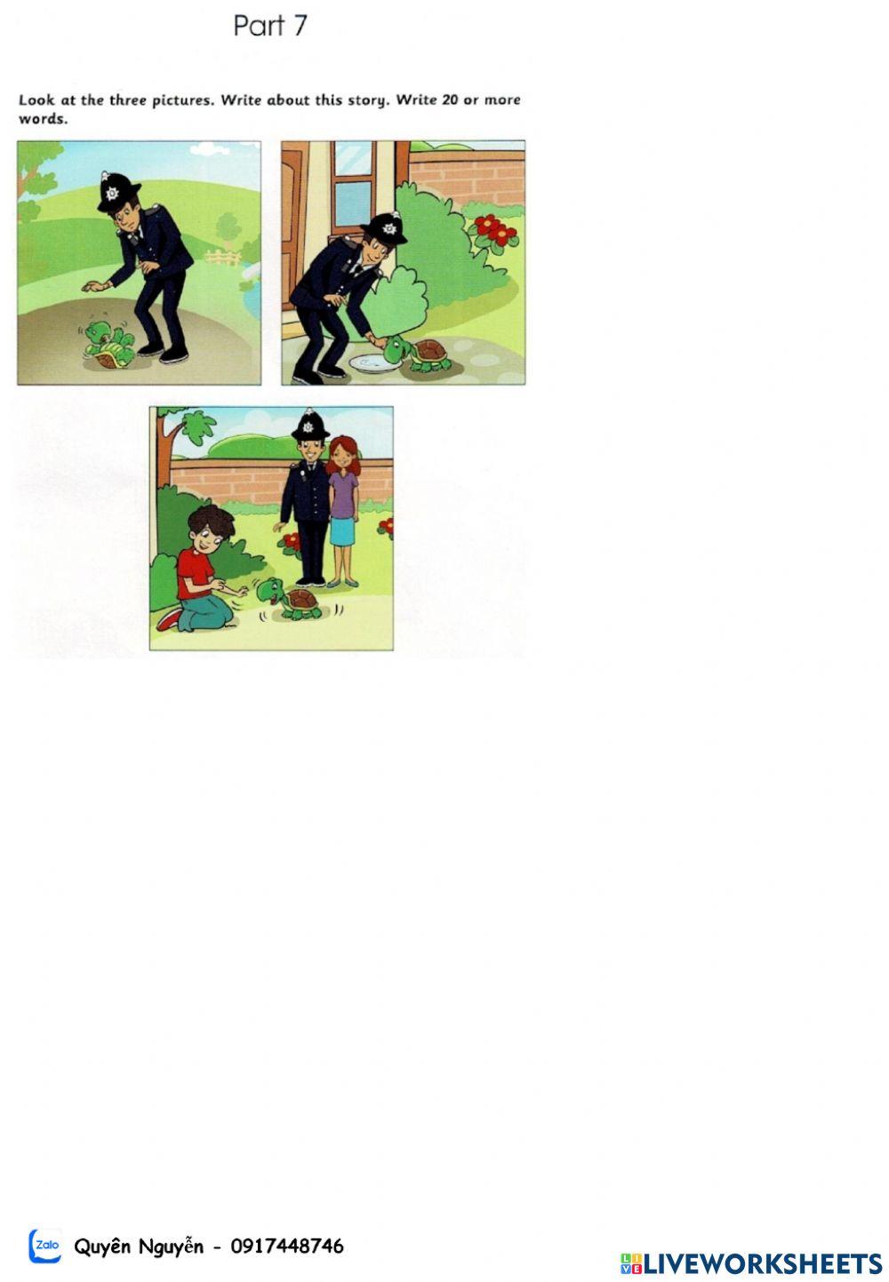 Skills Builder For Flyers 1 - Test 1 - R&W