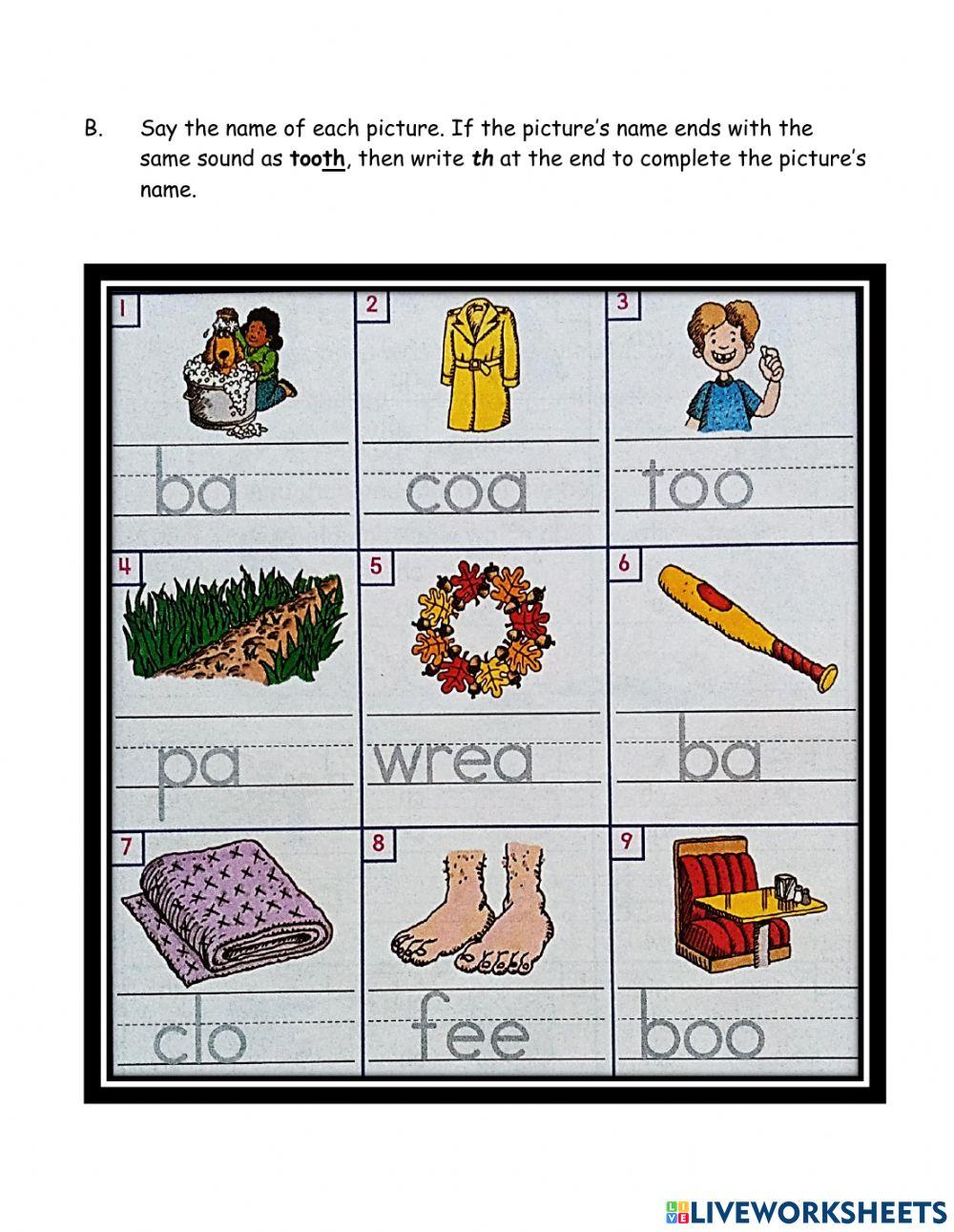 Consonant Digraph TH