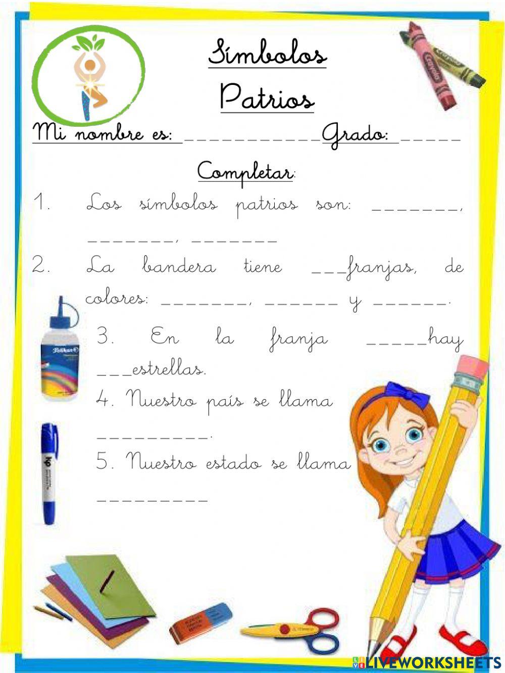 Símbolos patrios y del pasado al presente