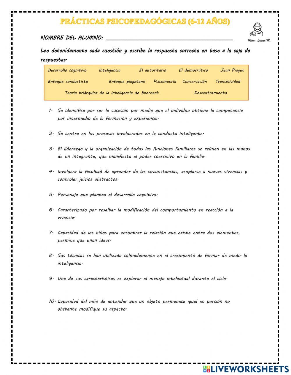 El desarrollo del niño