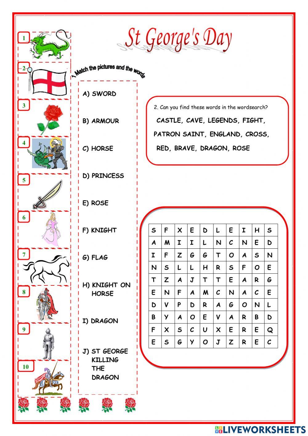 ENG 5 ST GEORGE SOPA LLETRES